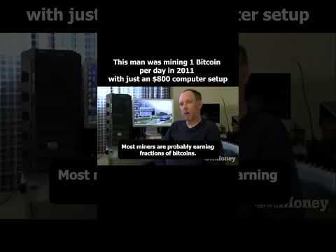 $800 Setup β 1 Bitcoin per Day! (2011 Mining Story)